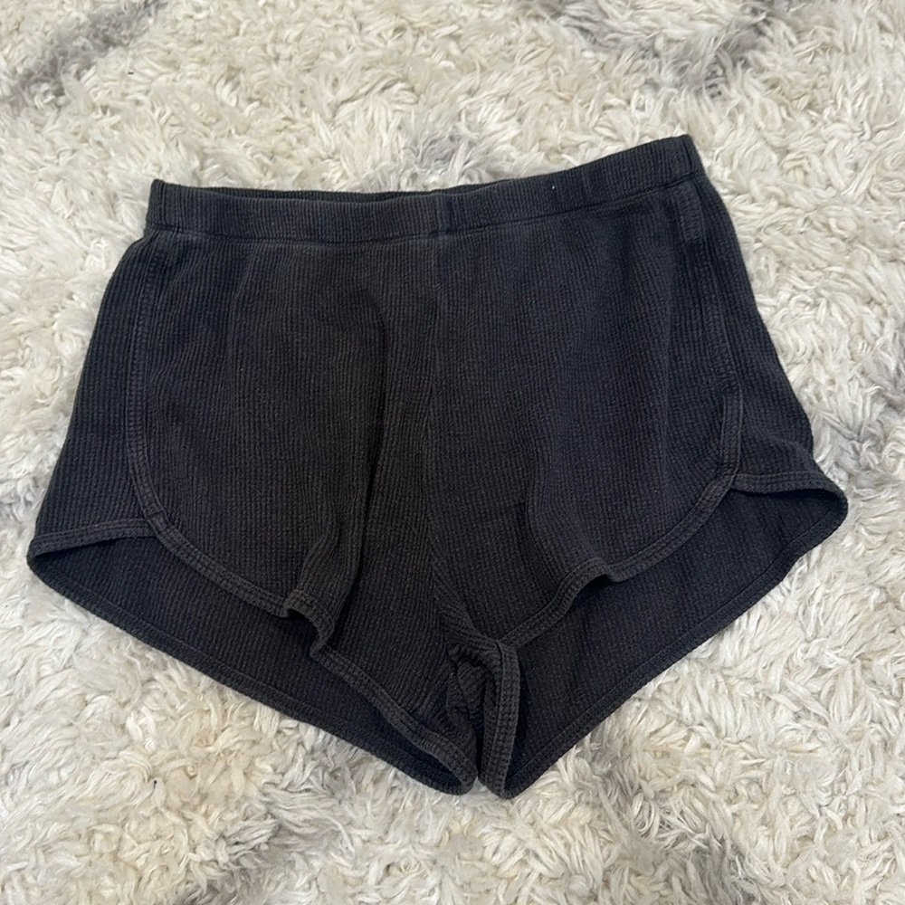 Waffle knit lounge shorts!